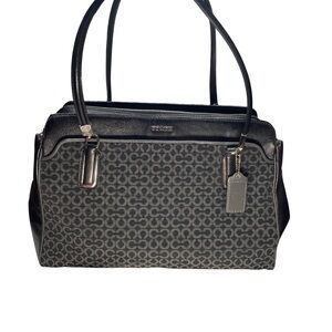 Coach Madison Needlepoint Kimberly Carryall Satchel